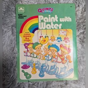 Vintage Quints Paint with Water Book New